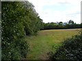 TM2154 : Footpath to the B1078 (set of 2 images) by Geographer