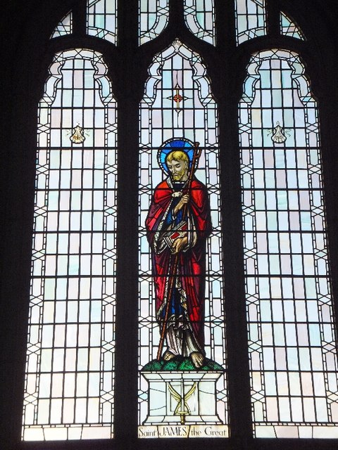 The west window of St James church