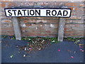 TM2648 : Station Road sign by Geographer