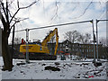 SE1532 : Demolition of disused buildings at St Luke's Hospital, Bradford by Phil Champion