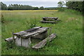 SU5196 : Picnic benches by Philip Halling