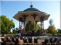 TQ2874 : The Bandstand on Clapham Common by Marathon