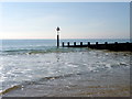 SZ1091 : Gull on a groyne, Boscombe by Maigheach-gheal