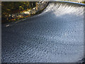 SD5553 : Water patterns on the weir at Abbeystead Reservoir by Karl and Ali