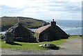 NB1944 : Gearrannan - Blackhouses overlooking the bay by Rob Farrow