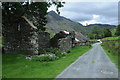 SH6345 : Ruin of a barn, Cwm Croesor by Philip Halling