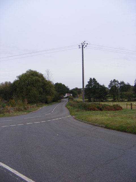 B1084 The Street, Butley  at Wantisden Corner