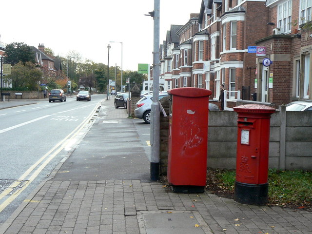 Postboxes on Bridgford Road