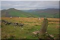 SK1786 : Gatepost near Wooler Knott by Mick Garratt