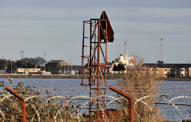 Disused navigation light, Larne Lough (1)