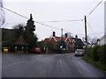 TM1876 : Cross Street, Hoxne & Cross Street Pump George VI Postbox by Geographer