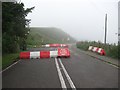 NO8785 : Road closed, Stonehaven by Richard Webb