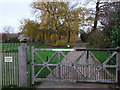 SK9262 : Entrance Gate to Aubourn Hall by PAUL FARMER