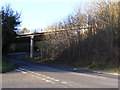 TM2482 : A143 passing over the B1116 Shotford Road by Geographer