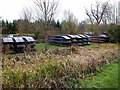 TL4457 : Punts laid up for the winter by Oliver Dixon