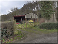 SJ9390 : Barn at Chadkirk Farm by David Dixon