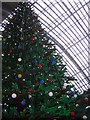 TQ3083 : St Pancras station, December 2011: Lego Christmas tree by Christopher Hilton