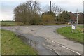 TF0473 : Junction of Moor Lane, Fiskerton Road and Reepham Road by J.Hannan-Briggs