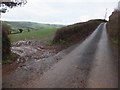 SS9507 : Muddy entrance to field by David Smith