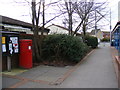 TM2445 : Martlesham Village Notice Board & Post Office 19/21 The Square Postbox by Geographer