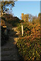 TQ1343 : Leith Hill Tower from the steps down to Windy Gap car park by Christopher Hilton