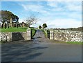 NX8654 : Gateway into Colvend churchyard by Ann Cook