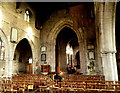 SK2853 : Interior, Church of St Mary, Wirksworth by Andrew Hill