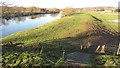 NS7753 : River Clyde, Lower Carbarns by Richard Webb