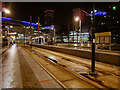 SJ8097 : MediaCityUK Tram Station by David Dixon