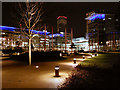 SJ8097 : The Piazza, MediaCityUK by David Dixon