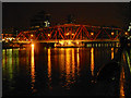 SJ8097 : Salford Quays, The Detroit Swing Bridge by David Dixon