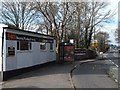 SX8768 : Bus stop and builders' office beside A380 by David Smith