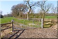 SZ2295 : New Fencing and Gate at Walkford Farm by Mike Smith