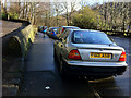 SD9926 : Pavement parking on Burnley Road, Hebden Bridge  by Phil Champion