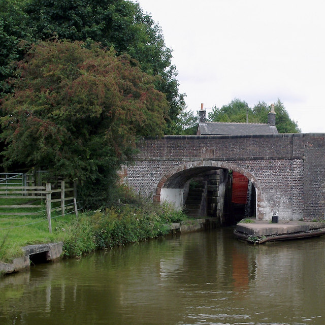 Lock near Wheelock, Cheshire