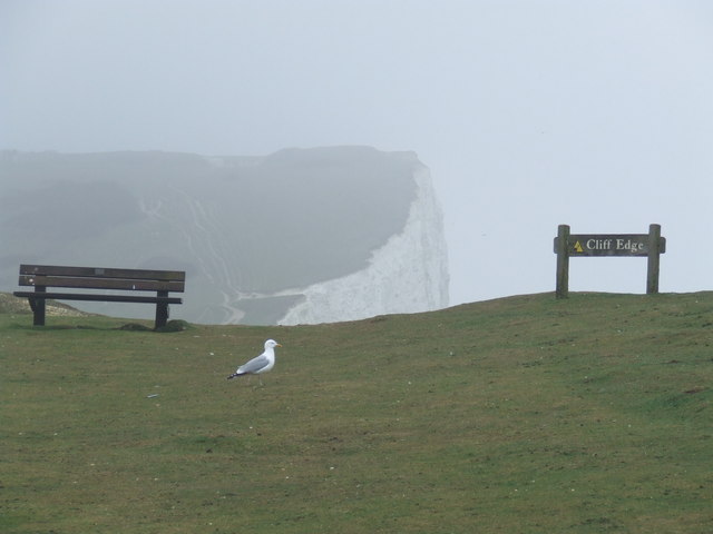 Cliff edge near Seaford