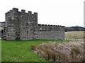 NY7666 : Reconstructed section of  Hadrian's Wall, Vindolanda by Andrew Curtis