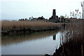 TM4475 : River Blyth looking towards Blythburgh church by Christopher Hilton