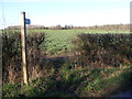 TM3359 : Footpath to Great Glemham Wood, Chapel Lane & Botany Lane by Geographer