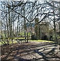 SJ9595 : Brookbank Folly Castle by Gerald England