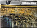 SD5805 : Britannia Bridge Inscription by David Dixon