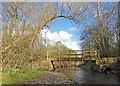 SE3904 : Footbridge over the River Dove by Steve  Fareham