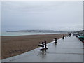 TV4798 : Benches on the shore, Seaford by Malc McDonald