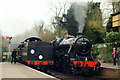 SU5832 : Locomotives at Alresford, Hampshire by Peter Trimming