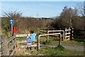 NS4786 : Cycle route near Croftamie by Lairich Rig