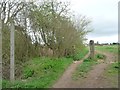 SE3949 : Public bridleway to Spofforth Hill by Christine Johnstone