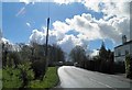 SJ6496 : Broseley Lane and bridge over the railway by Steve  Fareham