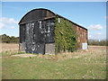 SU4635 : South Wonston - Former Airfield Hangar by Chris Talbot