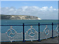 SZ0378 : Metalwork, Swanage Pier, Dorset by Christine Matthews