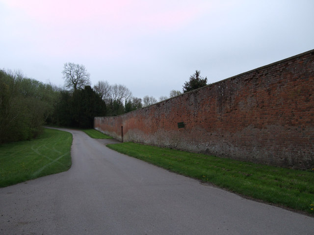 Garden wall, Charlton Park Estate